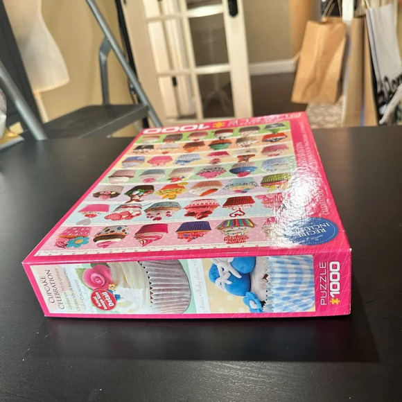 EUROGRAPHICS 1000 piece "Cupcake Celebration" Puzzle - Picture 6 of 6